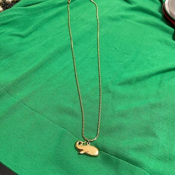 Napier Whale Necklace VTG Signed - Picture 5 of 9